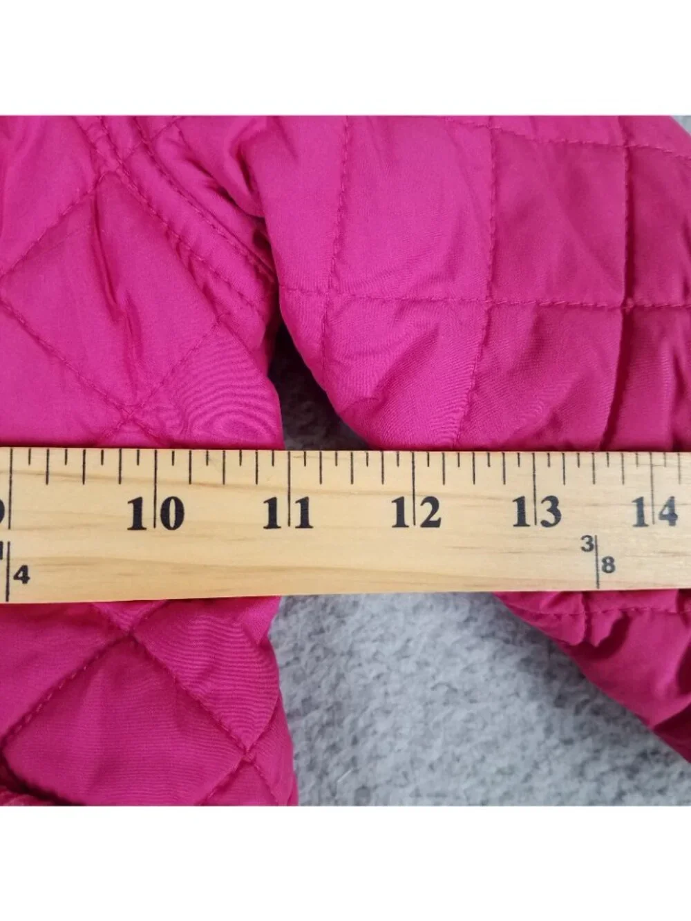 Ralph Lauren Girl's 9M Snowsuit Quilted Hooded One-Piece Winter Fleece Lined